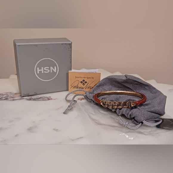 Patricia Nash Leonora Tension Chain Cuff Bracelet - Picture 9 of 9